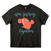 Asphalt just keep swimming 25 Heavy Core Tee - ArtChic