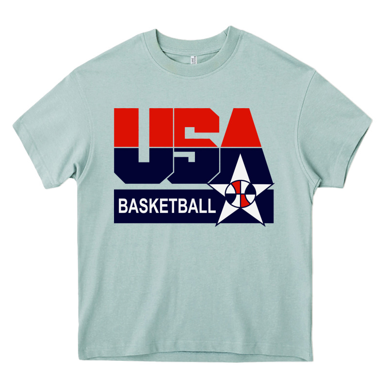 Usa Basketball Heavy Core Tee by ArtChic | Teevron