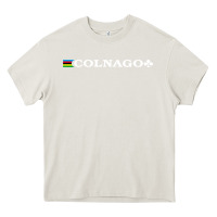 Cream Colnago Bicycling Bike Heavy Core Tee - ArtChic