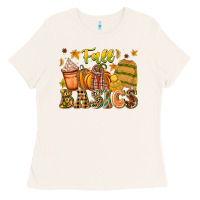 Bone Fall Basics Ladies Tee - CowhideDigitalArt