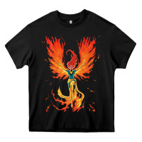 Black X-Men Jean Grey Phoenix Cosmic Flames Heavy Core Tee - ArtChic