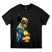 Black wolverine 3 Heavy Core Tee - ArtChic