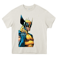 Cream wolverine 3 Heavy Core Tee - ArtChic