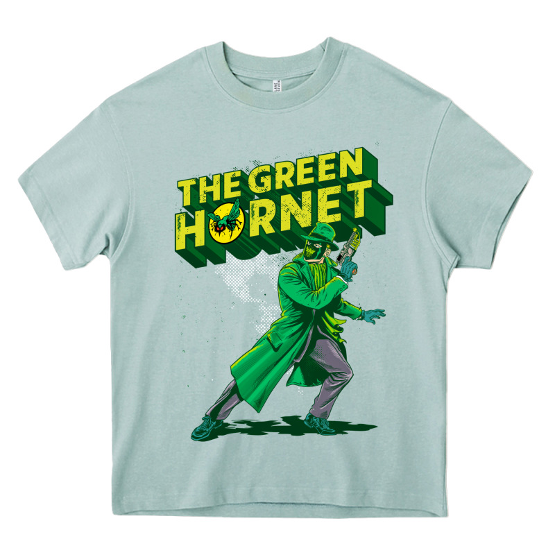 The Vintage Green Hornet Heavy Core Tee by ArtChic | Teevron