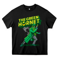 Black the vintage green hornet Heavy Core Tee - ArtChic