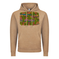 Cinco De Mayo Sunflower And Cactus Background Vintage Hoodie | Teevron