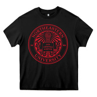 Black Northeastern University Heavy Core Tee - ArtChic