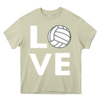 Mossy girls love volleyball Heavy Core Tee - ArtChic
