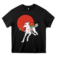 Black Okami Heavy Core Tee - ArtChic