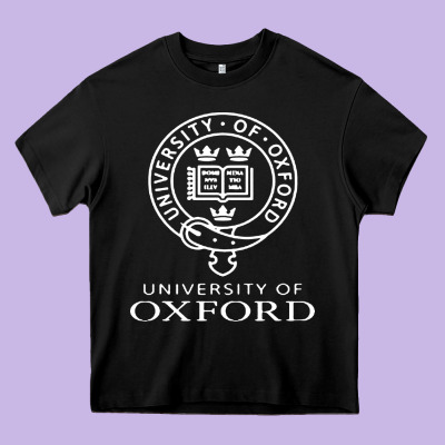 Oxford University Campus Heavy Core Tee Designed By Artchic