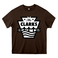 Chocolate Brown the clarks Heavy Core Tee - ArtChic