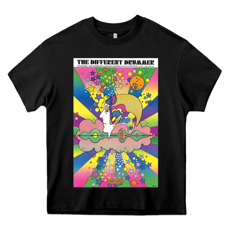 Different Drummer   Peter Max Heavy Core Tee by ArtChic | Teevron