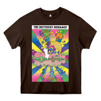 Chocolate Brown different drummer   peter max Heavy Core Tee - ArtChic