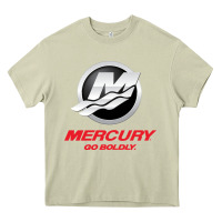 Mossy Mercury Marine Outboard Boat Heavy Core Tee - ArtChic