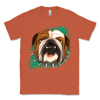 Copper Bulldog Green glitter Classic Tee - Jasminsmagicworld