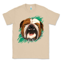 Mushroom Bulldog Green glitter Classic Tee - Jasminsmagicworld
