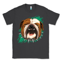 Smoke Bulldog Green glitter Classic Tee - Jasminsmagicworld