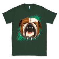 Sports Green Bulldog Green glitter Classic Tee - Jasminsmagicworld