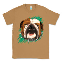 Toasted Coconut Bulldog Green glitter Classic Tee - Jasminsmagicworld