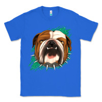 True Royal Bulldog Green glitter Classic Tee - Jasminsmagicworld