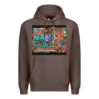 Coffee nail hustler tumbler Premium Hoodie - BarkalooDesign