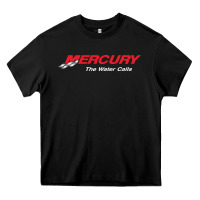 Black Mercury Marine Outboard Boat Heavy Core Tee - ArtChic