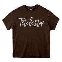 Chocolate Brown Tetelestai, Greek It Is Finished, Christian Easter Heavy Core Tee - ArtChic