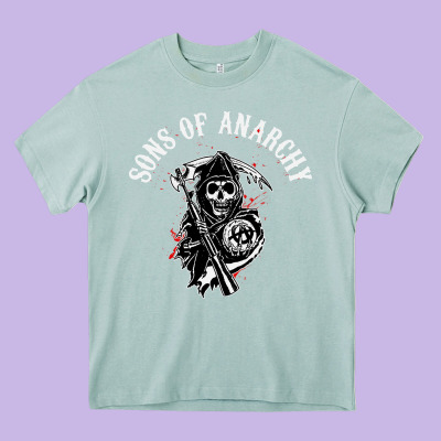 Horror Skull Sons Of Anarchy Heavy Core Tee Designed By Artchic