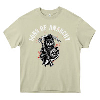 Mossy horror skull sons of anarchy Heavy Core Tee - ArtChic