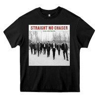 Black Straight No Chaser Social Christmasing Heavy Core Tee - ArtChic