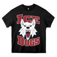 Black Fairbanks Ice Dogs Heavy Core Tee - ArtChic