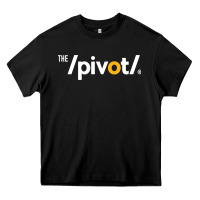 Black The Pivot Podcast Heavy Core Tee - ArtChic