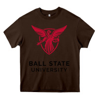Chocolate Brown ball.state.university.merch Heavy Core Tee - ArtChic