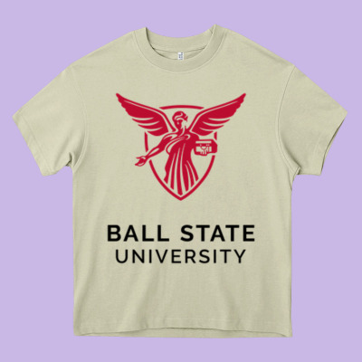 Ball.state.university.merch Heavy Core Tee Designed By Artchic
