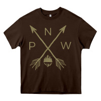 Pacific Northwest Mountain  Cool Pnw Pacific Northwest T Shirt Heavy Core Tee | Teevron