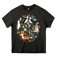 Asphalt Puffin Rock gift for fans puffin rock characters Heavy Core Tee - ArtChic