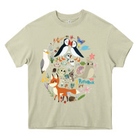 Mossy Puffin Rock gift for fans puffin rock characters Heavy Core Tee - ArtChic