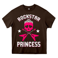 Chocolate Brown rockstar Heavy Core Tee - ArtChic