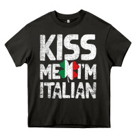 Asphalt Kiss Me I'm Italian Heavy Core Tee - ArtChic