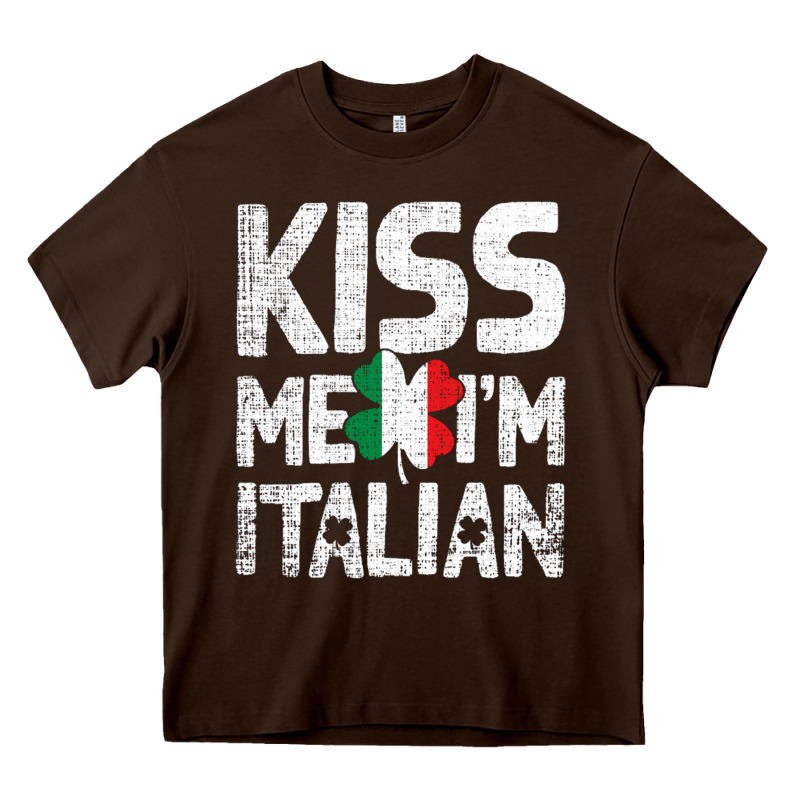 Kiss Me I'm Italian Heavy Core Tee by ArtChic | Teevron