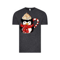 Vintage Black coffee cups animal Vintage Tee - CowhideDigitalArt
