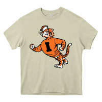 Mossy Vintage Walking Angry Tiger Idaho State Heavy Core Tee - ArtChic