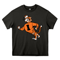 Asphalt Vintage Walking Angry Tiger Idaho State Heavy Core Tee - ArtChic
