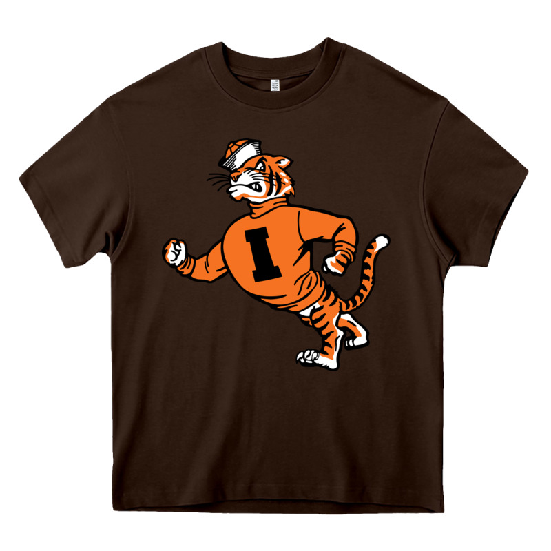 Vintage Walking Angry Tiger Idaho State Heavy Core Tee by ArtChic | Teevron