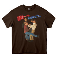 Chocolate Brown the monkees Heavy Core Tee - ArtChic