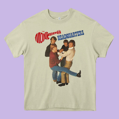 The Monkees Heavy Core Tee Designed By Artchic