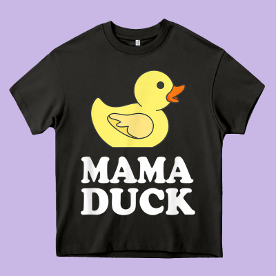 Mama Duck T Shirt Funny Mother Bird Gift Heavy Core Tee Designed By Artchic