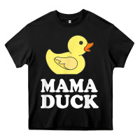 Black mama duck t shirt funny mother bird gift Heavy Core Tee - ArtChic