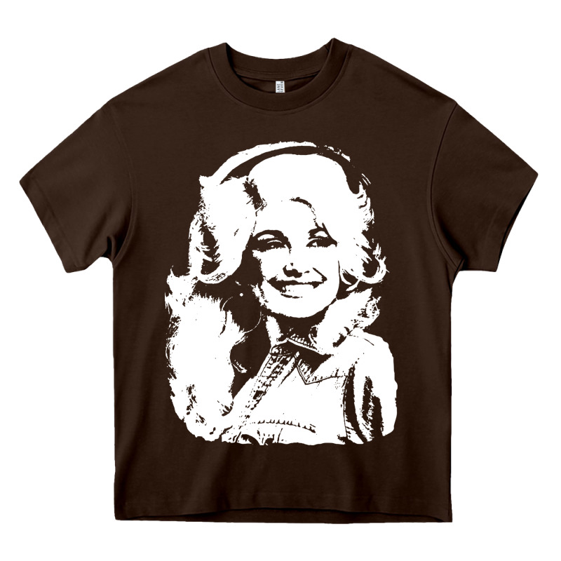 Dolly Parton Distressed Photo Heavy Core Tee by ArtChic | Teevron