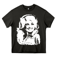Asphalt dolly parton distressed photo Heavy Core Tee - ArtChic